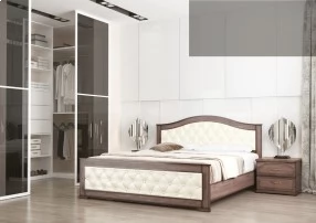 Кровать Стиль 3 100x200 с мягкой спинкой